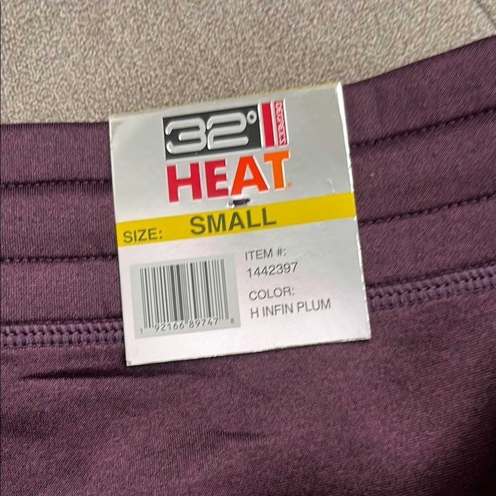 32 Degrees Purple Track Pants with Elastic Waistband - Picture 6 of 9
